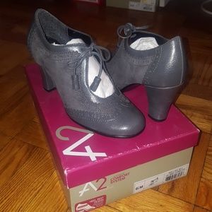 Aerosoles gray heels